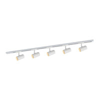 Prime 5-Spotskinne GU10 Hvid-Nordics Pro-OutletLamper.dk