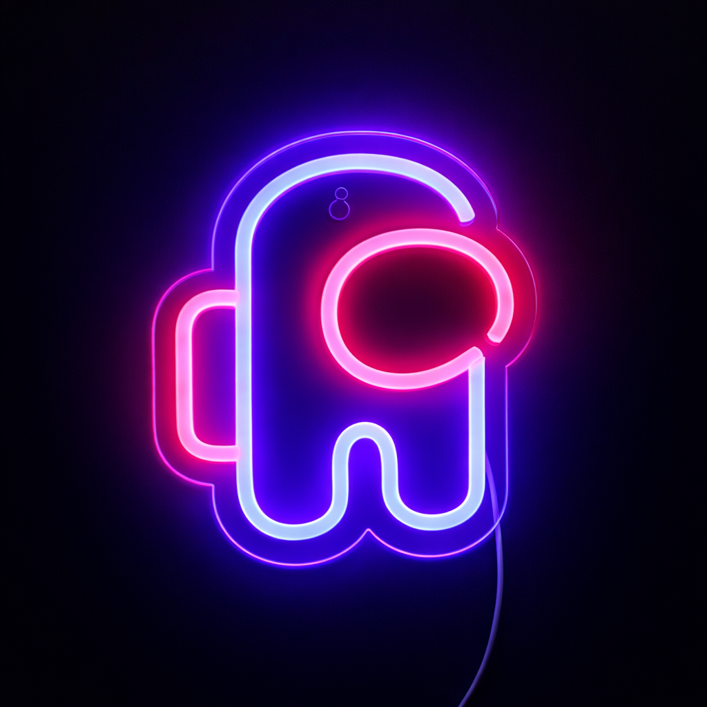 Among us Neon Væglampe