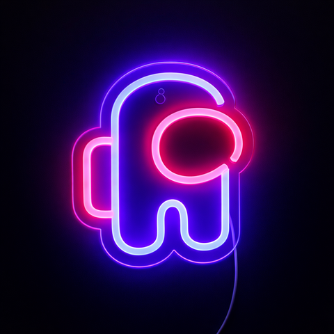 Among us Neon Væglampe