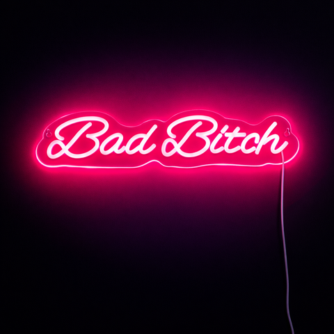 Bad Bitch Neon Væglampe