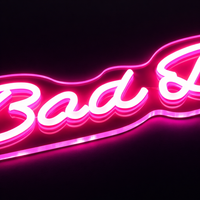 Bad Bitch Neon Væglampe