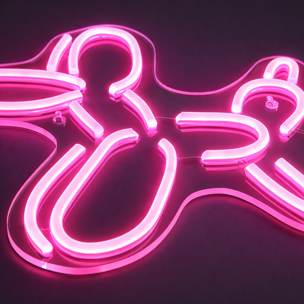 Balloon Animal Neon Væglampe