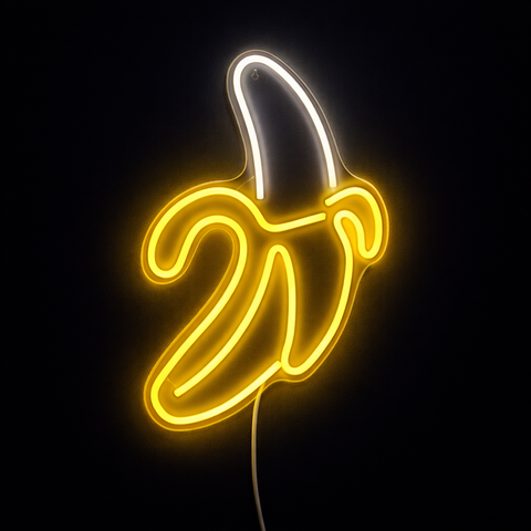 Banana Neon Væglampe