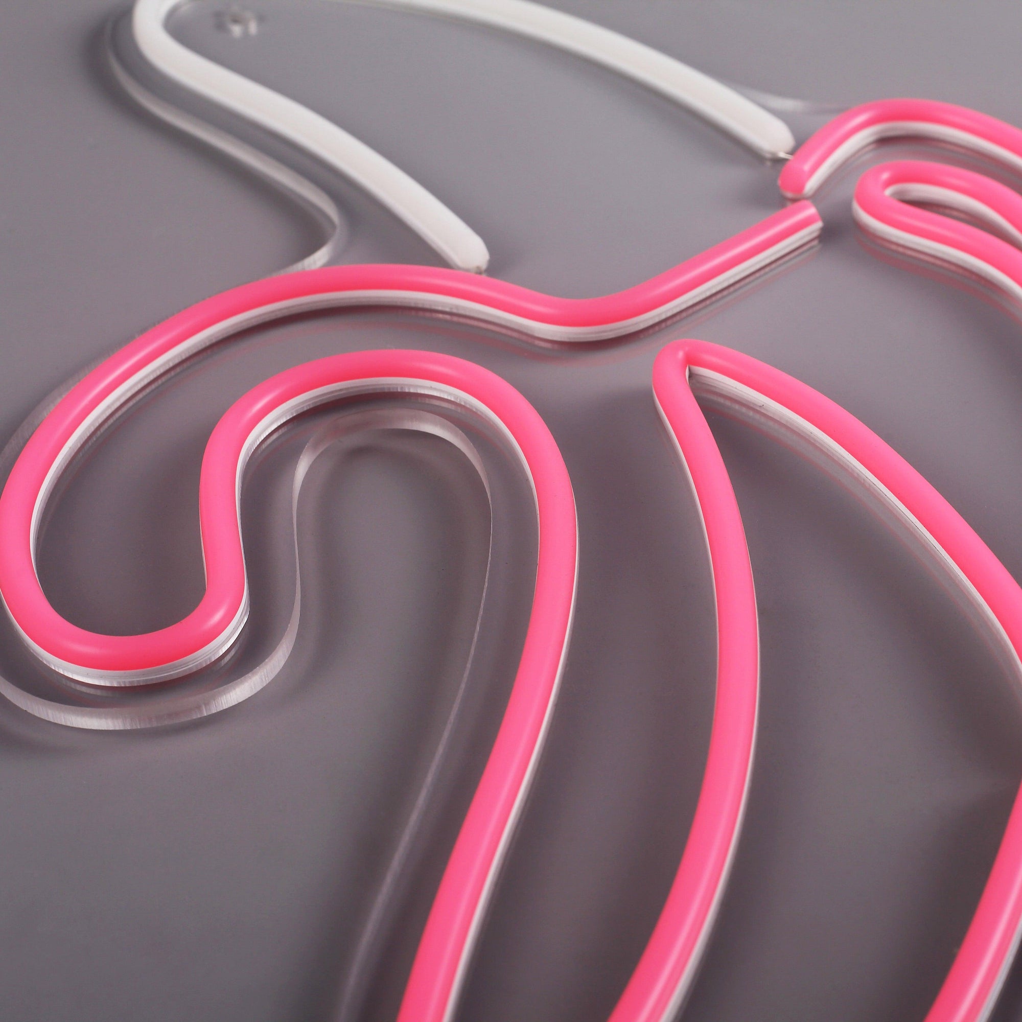 Banana Neon Væglampe Pink-Lightish-OutletLamper.dk