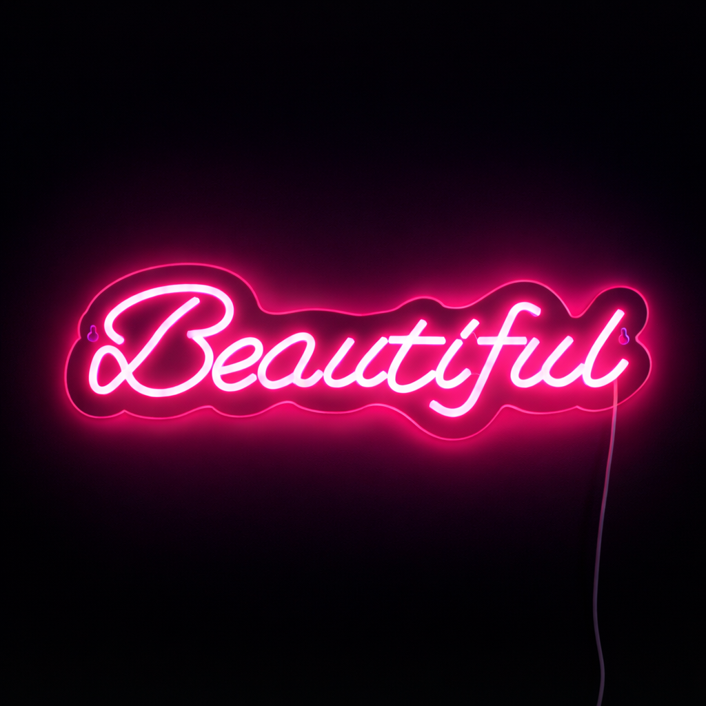Beautiful Neon Væglampe