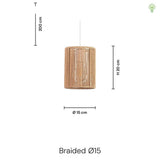 Braided Pendel Ø15