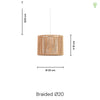 Braided Pendel Ø20