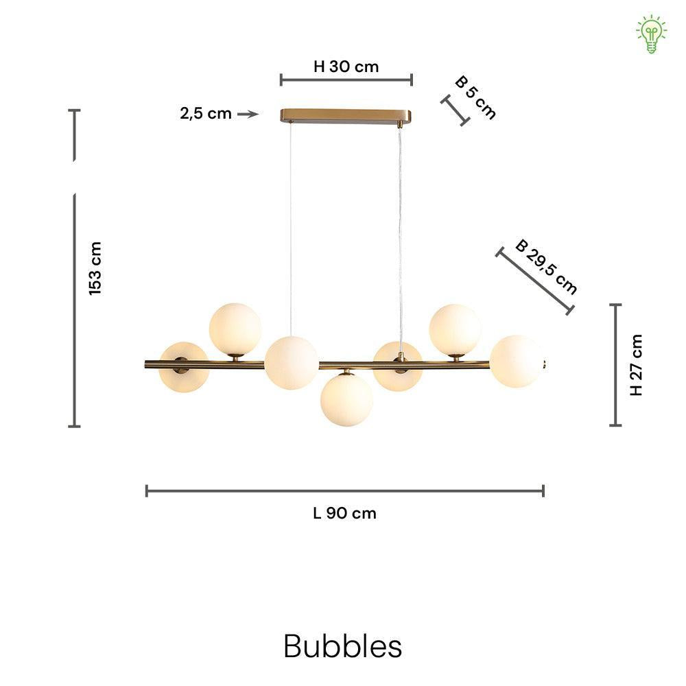 Bubbles Langbordspendel 90cm Opal-Nordic Seasons-OutletLamper.dk