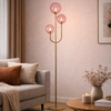 Bubbles Gulvlampe Rosa