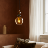 Busco Round Pendel Amber-ITALUX-OutletLamper.dk