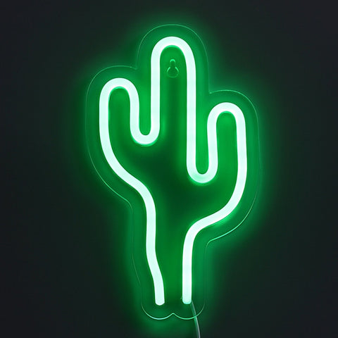 Cactus Mini Neon Væglampe