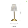 Castel LED Trådløs Bordlampe Messing
