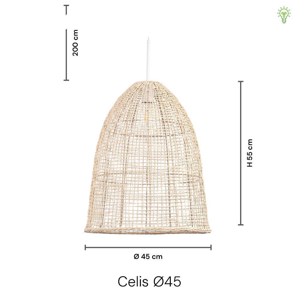 Celis Rattan Pendel Ø45