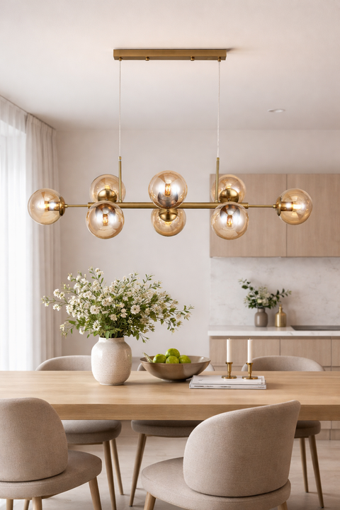 Lugano Langbordspendel Messing/Opal