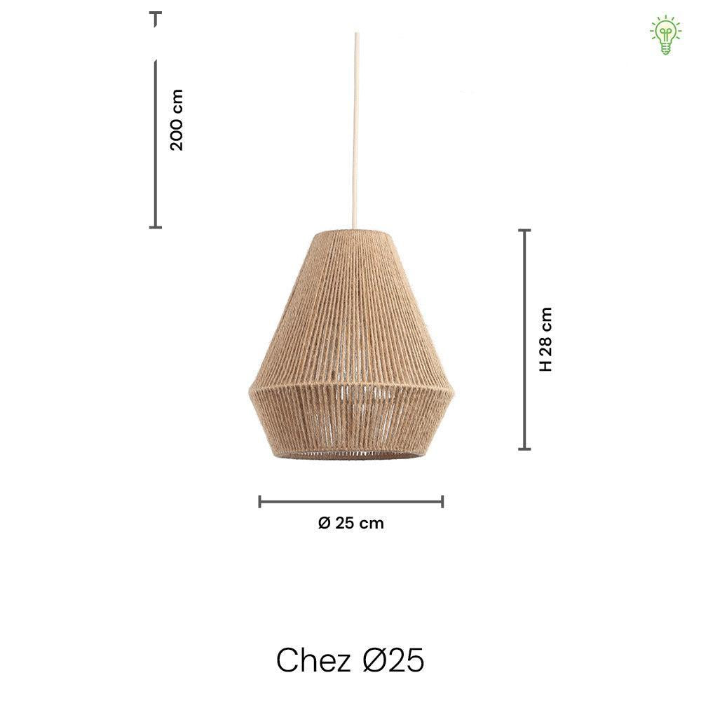 Chez Pendel Ø25 Jute