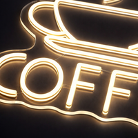 Coffee Neon Væglampe