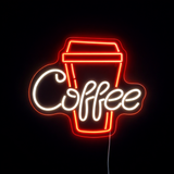 Coffee Cup Neon Væglampe