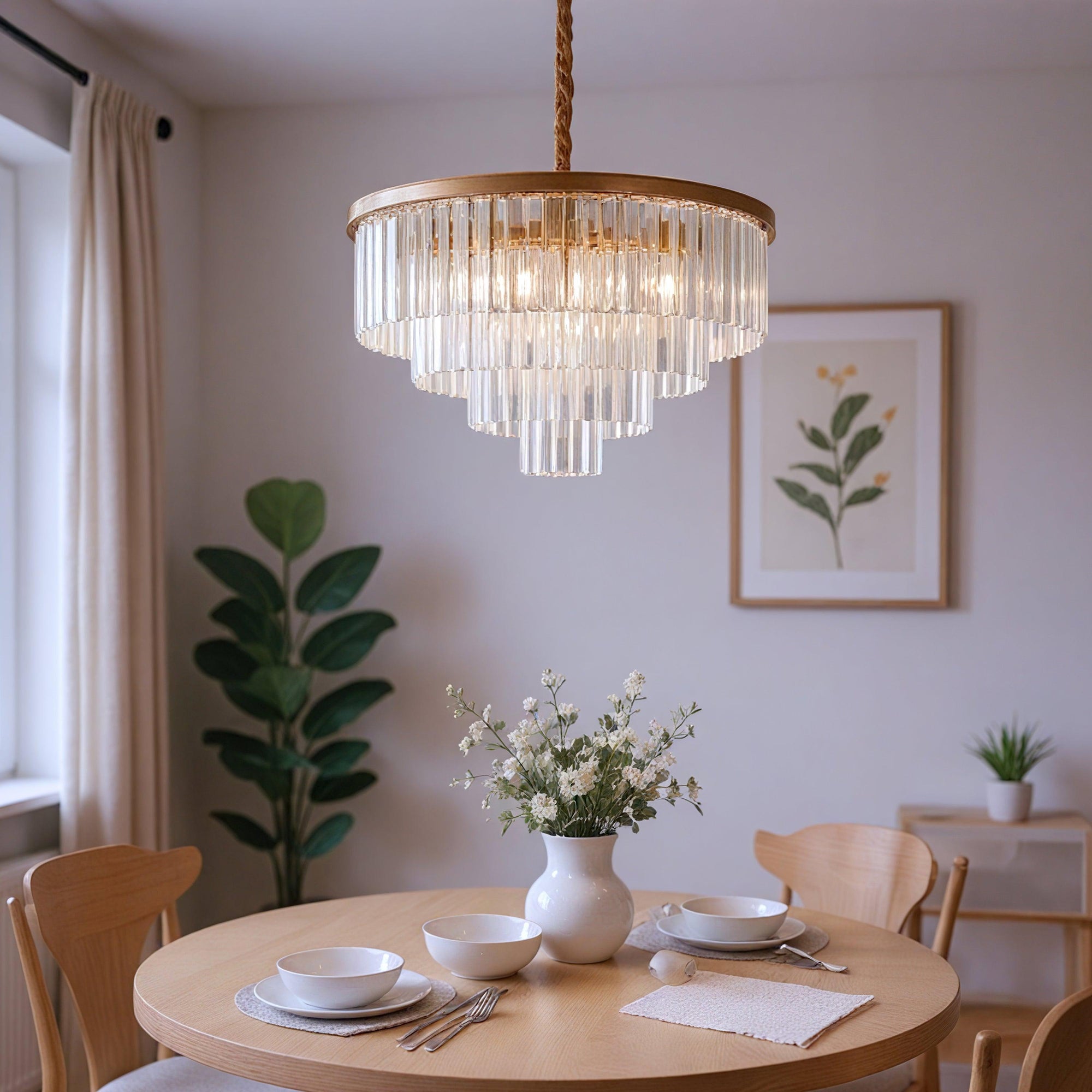 Santorini Lysekrone Ø40 Klar-Nordic Seasons-OutletLamper.dk