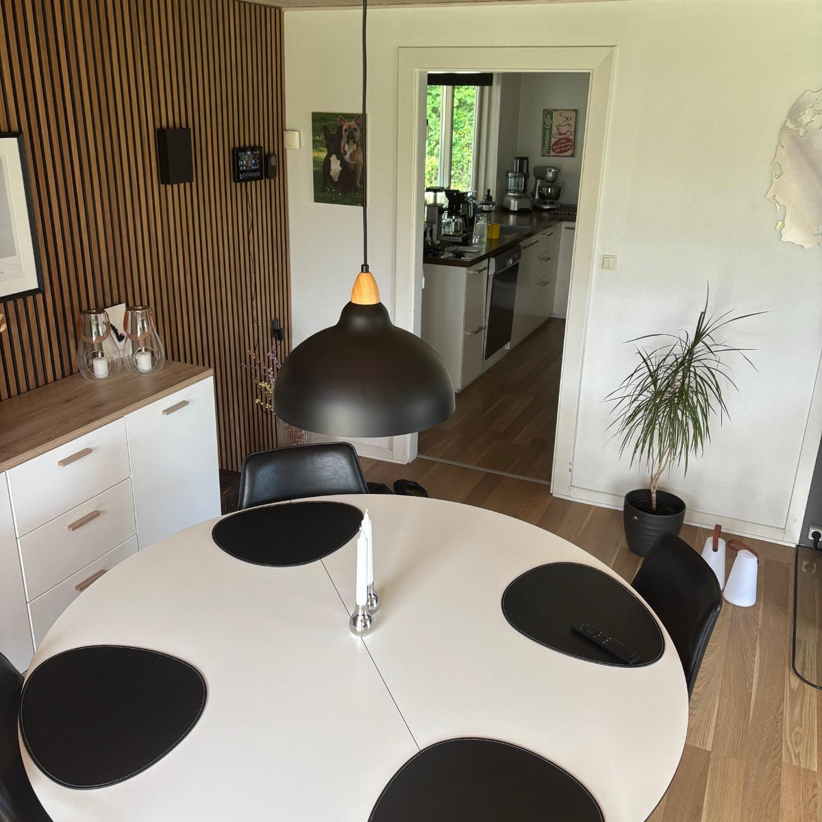 Oak Pendel Ø35 Lyst Træ