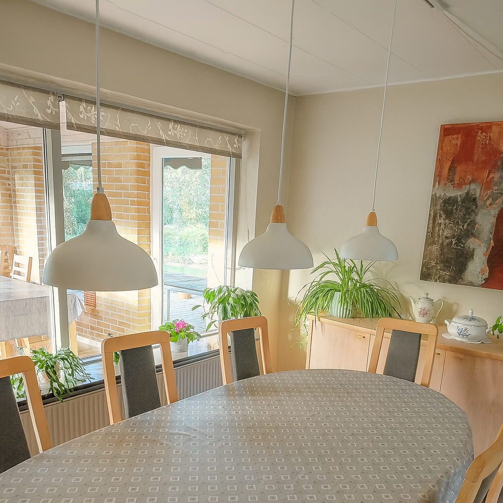 Oak Pendel Ø24 Lyst Træ
