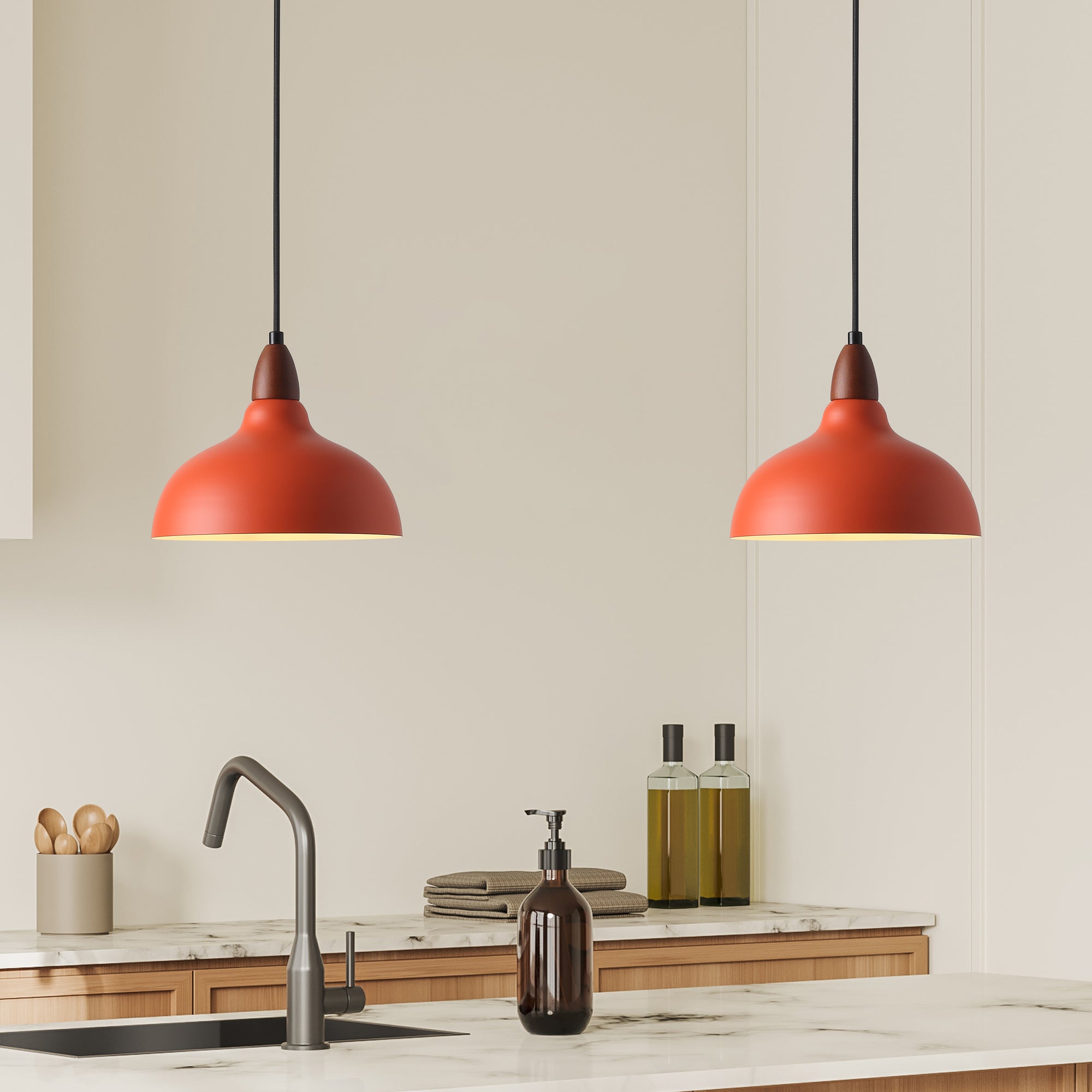 Oak Pendel Ø24 Orange