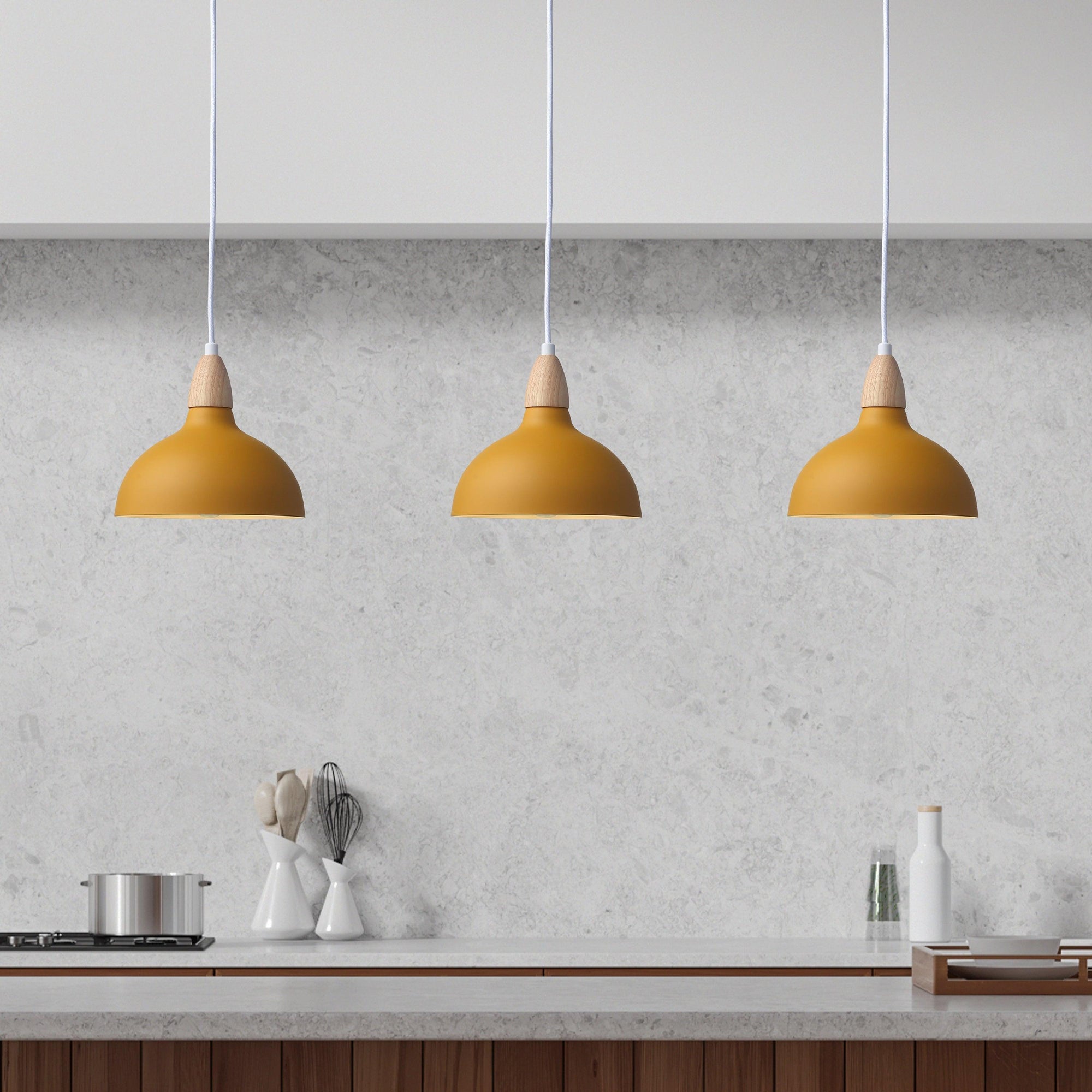 Oak Pendel Ø19 Mustard-Nordic Seasons-OutletLamper.dk