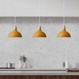 Oak Pendel Ø19 Lyst Træ - Mustard