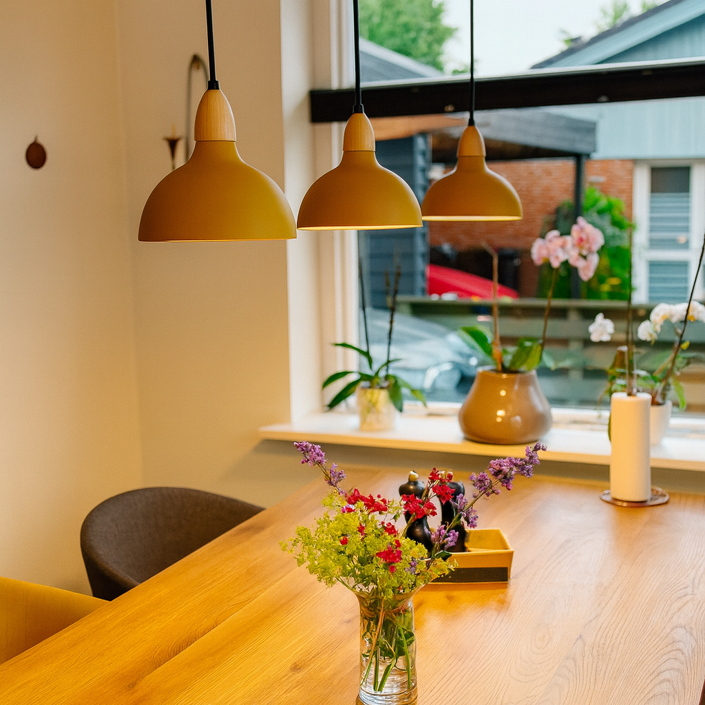 Oak Pendel Ø19 Lyst Træ