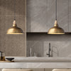 Oak Pendel Ø24 Antik Messing
