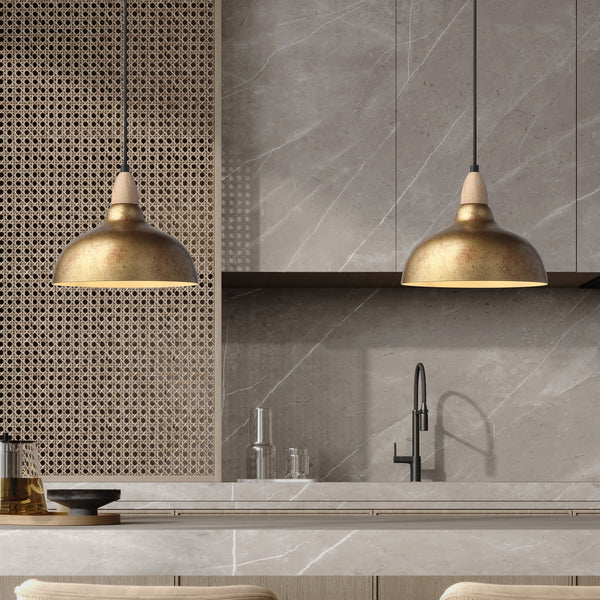 Oak Pendel Ø24 Antik Messing