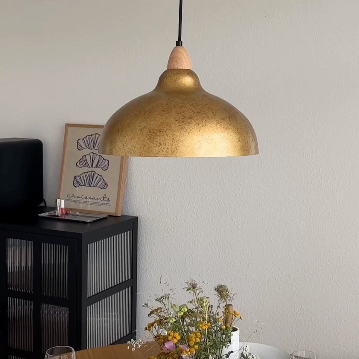 Oak Pendel Ø35 Lyst Træ