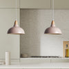 Oak Pendel Ø24 Glossy Beige Pink