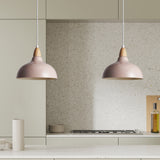 Oak Pendel Ø24 Glossy Beige Pink-Nordic Seasons-OutletLamper.dk