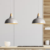 Oak Pendel Ø24 Glossy Grå-Nordic Seasons-OutletLamper.dk