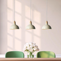 Oak Pendel Ø19 Lyst Træ - Glossy Vanilje