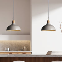 Oak Pendel Ø24 Glossy Dove-Nordic Seasons-OutletLamper.dk