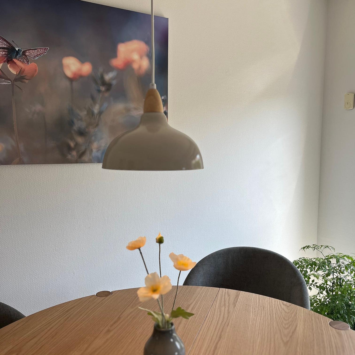Oak Pendel Ø24 Lyst Træ