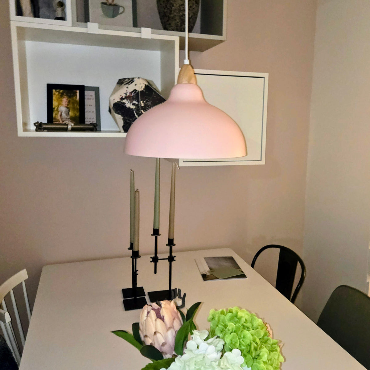 Oak Pendel Ø35 Lyst Træ