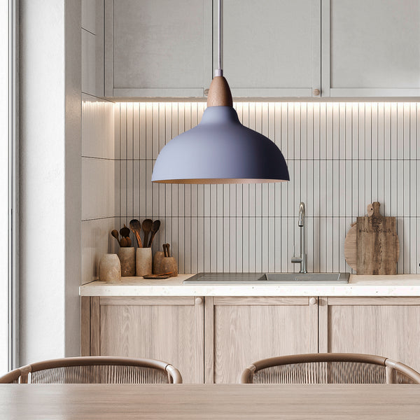 Oak Pendel Ø24 Lyseblå