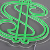 Dollar Sign Neon Væglampe-Lightish-OutletLamper.dk