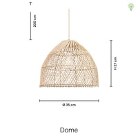 Dome Rattan Pendel Ø35