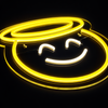 Emoji Angel Neon Væglampe