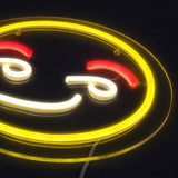 Emoji Flirty Neon Væglampe