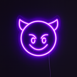 Emoji Devil Neon Væglampe