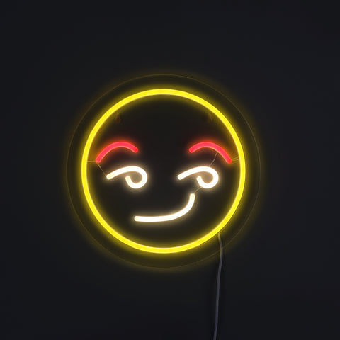 Emoji Flirty Neon Væglampe