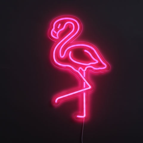 Flamingo Neon Væglampe