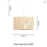 Fleet Bamboo Pendel Ø33
