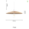 Float Raffia Pendel Ø35