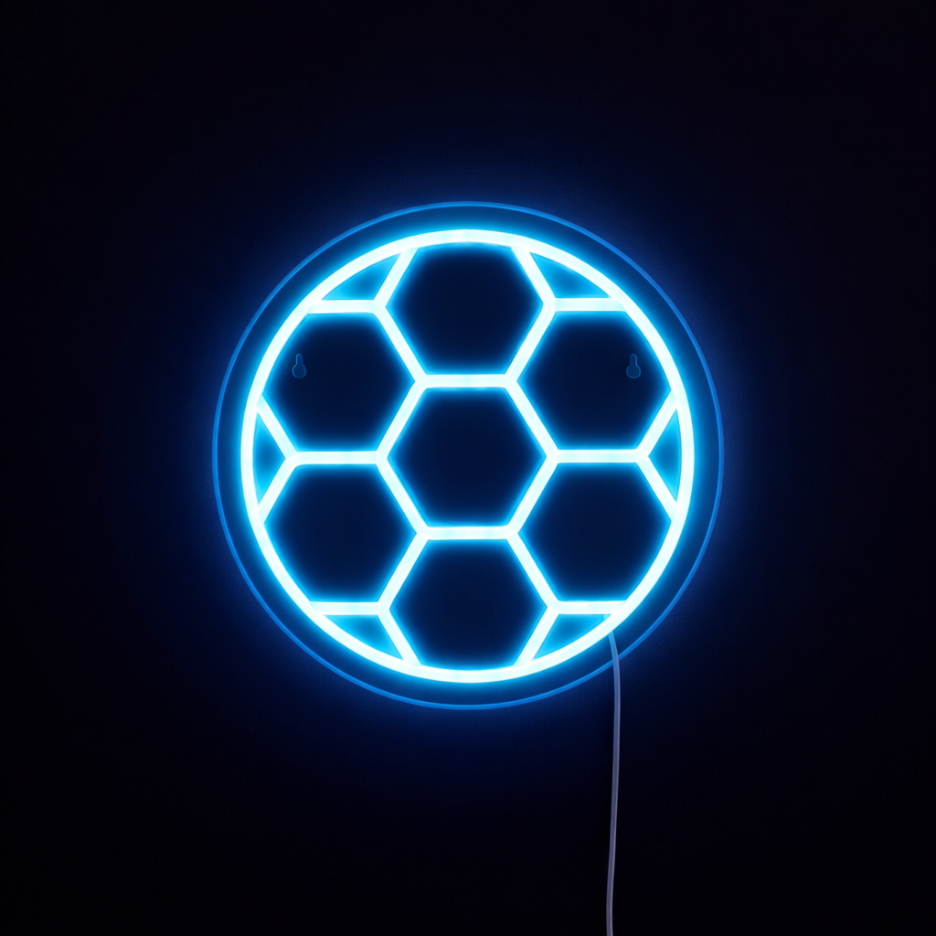 Football Neon Væglampe