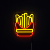 French Fries Neon Væglampe